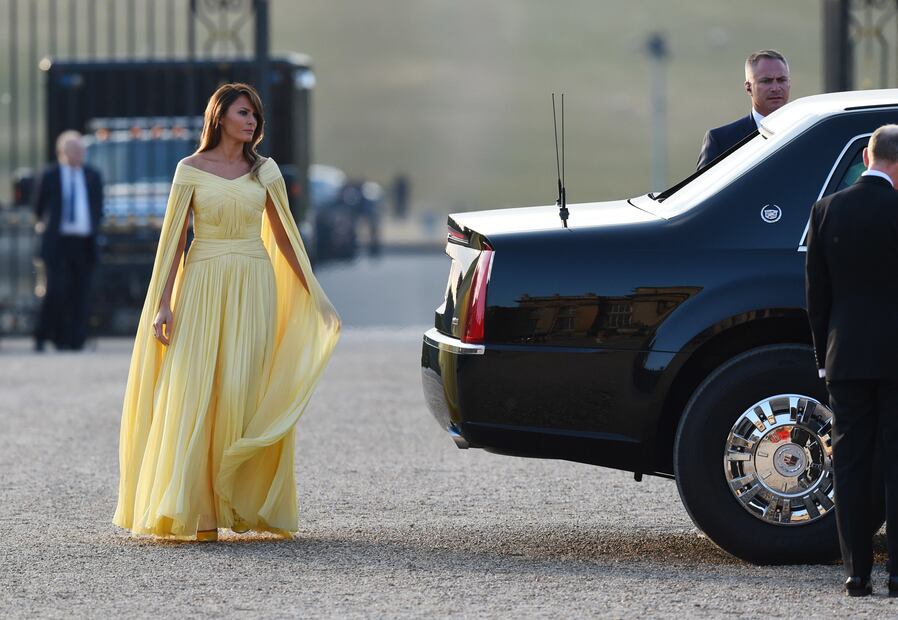 Regresa la reina de la elegancia. Melania Trump vuelve a la Casa Blanca con sus impresionantes looks. Foto: EFE