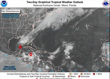Delta, nueva tormenta en el Caribe; llegaría a EU como huracán