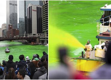 ¿Por qué pintan el Río Chicago de verde y cómo se asocia con el Día de San Patricio?