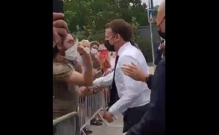 Video. Hombre abofetea al presidente francés, Emmanuel Macron