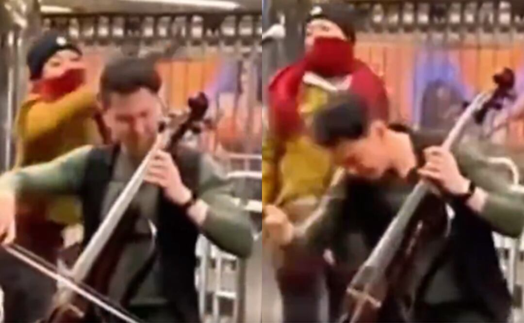 Mujer golpea a músico en el metro de Nueva York; se declara culpable y luego se arrepiente. Foto: Captura X