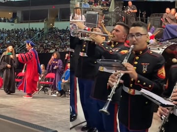 Estudiantes celebran graduación con megafiesta latina en universidad de California. VIDEO