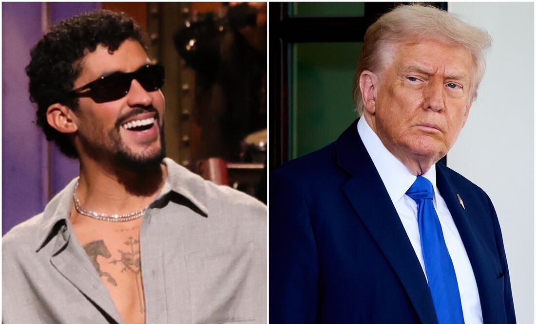 Trump tilda de “locura” la participación de Bad Bunny en el Super Bowl: “No sé quién es”. Fotos AP