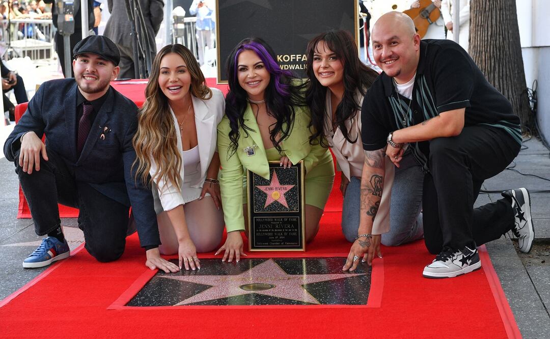 Jenni Rivera inmortalizada en Hollywood: recibe estrella en Paseo de la Fama: AFP