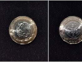 La nueva moneda conmemorativa de 20 pesos del Colegio Militar que vale hasta $150,000 pesos