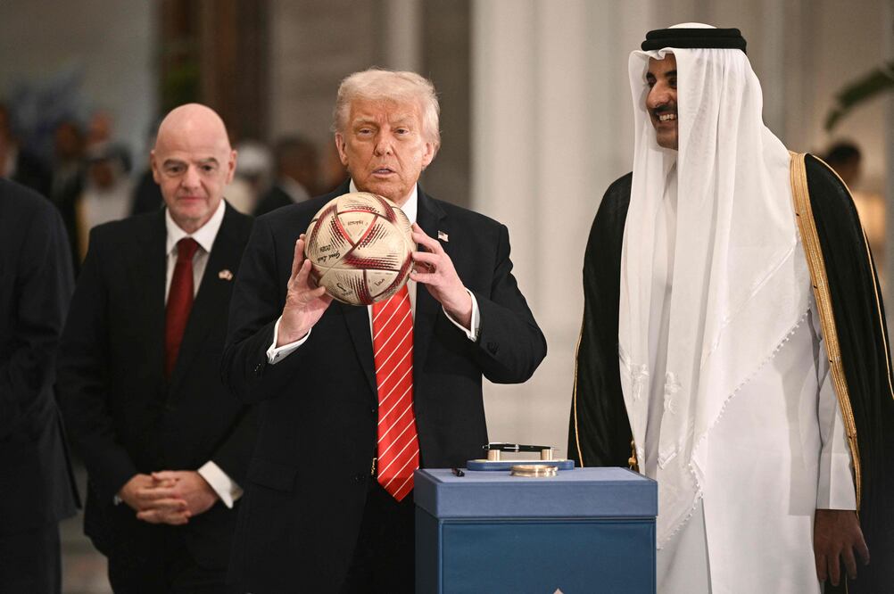 Qatar le "pasa el balón" a Donald Trump para la organización del Mundial de 2026. Foto: AFP