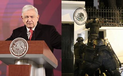 AMLO agradece "solidaridad" internacional tras asalto a Embajada de México en Ecuador