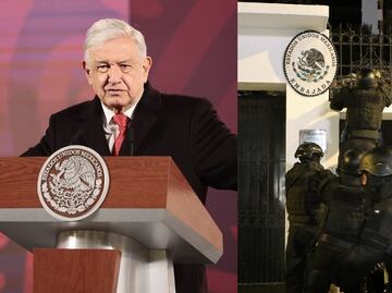 AMLO agradece "solidaridad" internacional tras asalto a Embajada de México en Ecuador