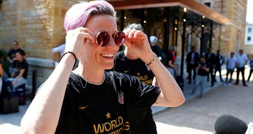 Rapinoe, campeona y símbolo del futbol femenino