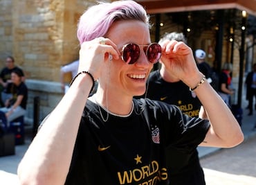 Rapinoe, campeona y símbolo del futbol femenino