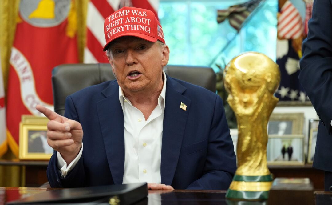 Trump revela la sede del sorteo del Mundial 2026: será en Washington en diciembre. Foto: AP