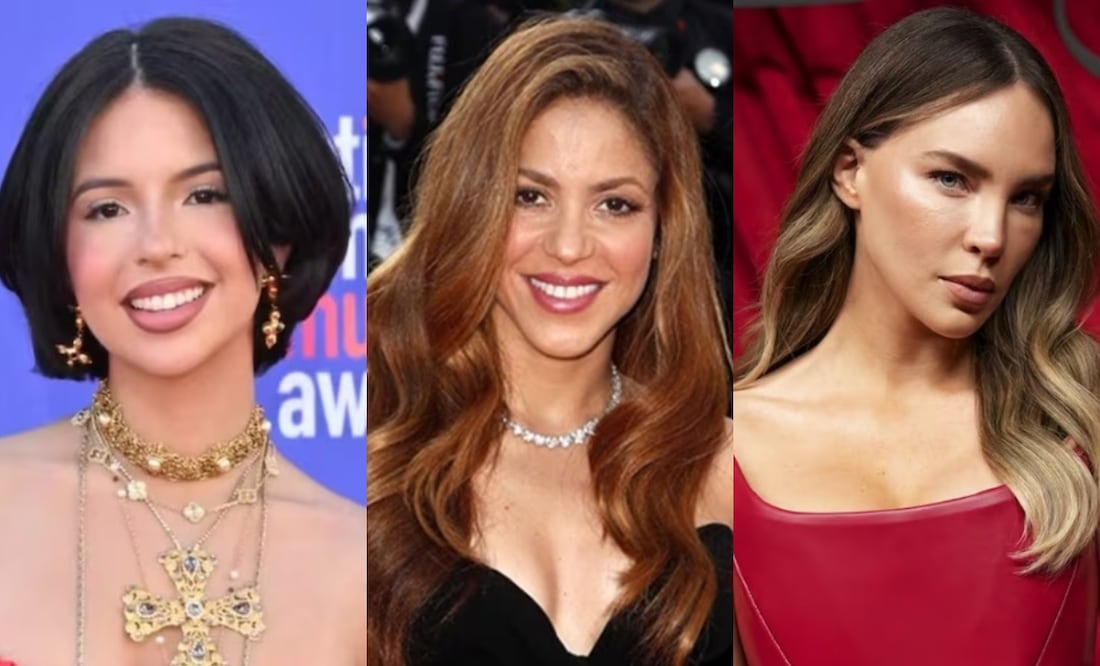 ¿Ángela Aguilar sufre rechazo de Shakira? Aseguran que la colombiana prefiere a Belinda. Foto: AFP / EFE / AP