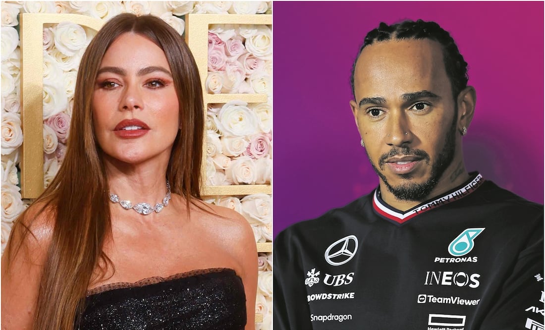 ¿Y el romance con Shakira? Lewis Hamilton desata rumores de romance con Sofía Vergara. Foto: AFP/EFE
