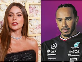 ¿Y el romance con Shakira? Lewis Hamilton desata rumores de romance con Sofía Vergara