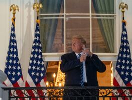 Trump sale del hospital tras un ingreso de tres días por Covid-19