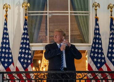 Trump sale del hospital tras un ingreso de tres días por Covid-19