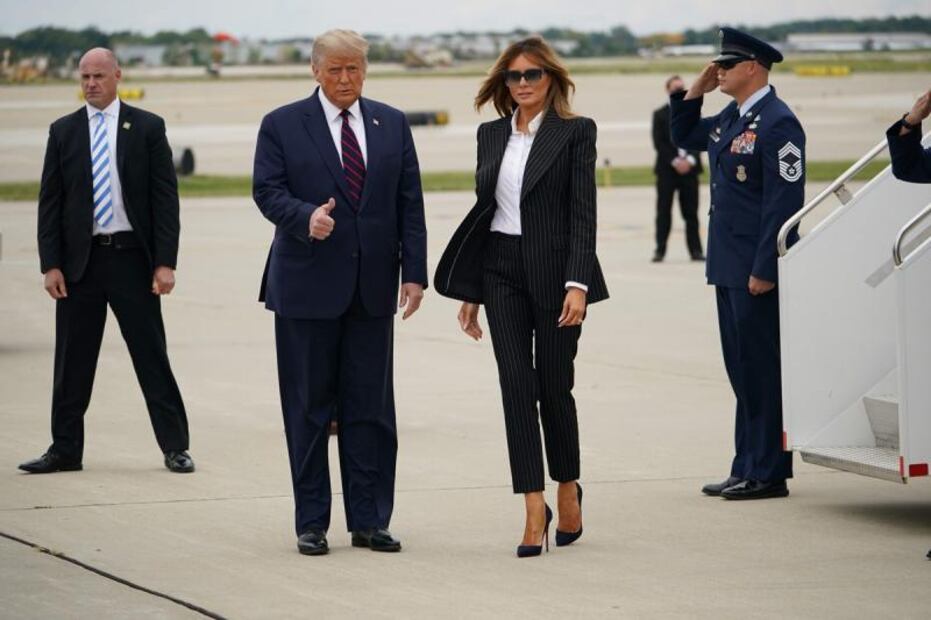 El lujoso traje de $3 mil dólares que Melania Trump lució en el debate 