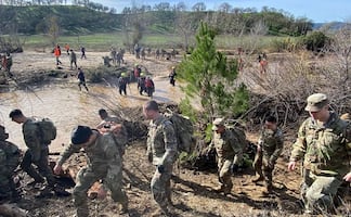 Guardia Nacional de California se une a búsqueda de niño perdido en tormenta