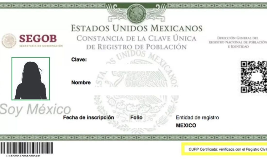 CURP con foto: Todo lo que debes saber de su trámite. Foto: X / @Juan_OrtizMX