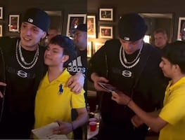 Peso Pluma le regala boletos ilimitados a fan que lo esperó por más de 12 horas. VIDEO