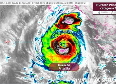 ¿Dónde impactará el huracán Priscilla y qué estados de México estarán en mayor riesgo?
