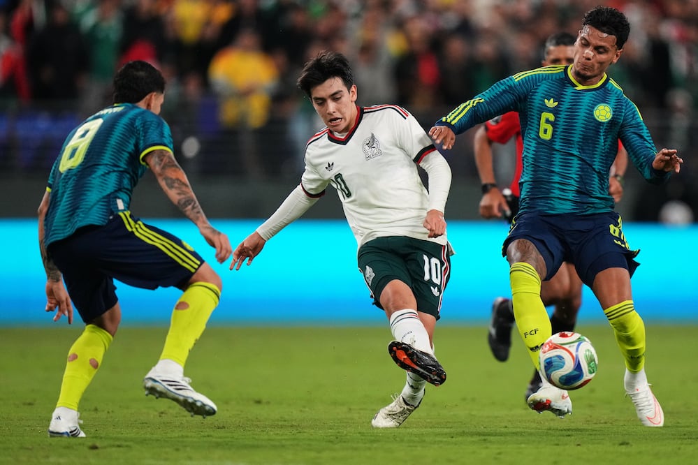 ¿Jugará Gilberto Mora contra Estados Unidos? Esto se sabe tras su lesión y el entrenamiento de hoy. Foto: AP Photo/Stephanie Scarbrough