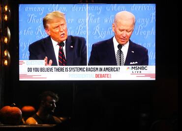 Trump intenta desorientar a Biden en un primer debate caótico y agrio