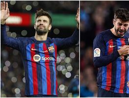 “Todo fue actuado”, Piqué besó a Clara Chía tras llorar en adiós al Barça