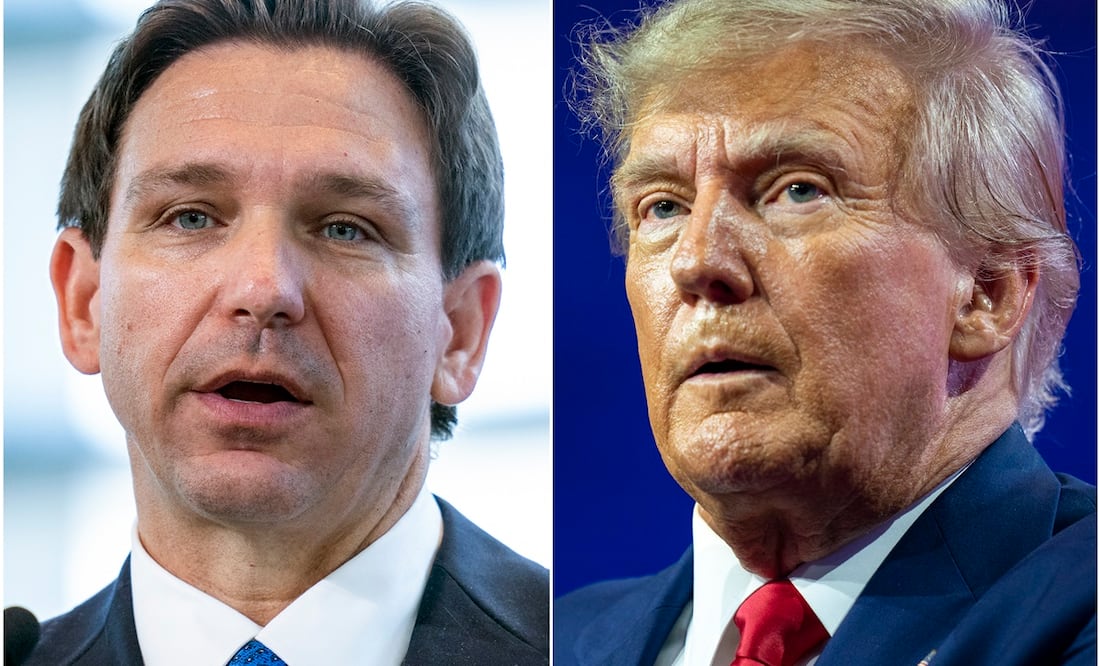 DeSantis rompe con Trump: Reconoce la victoria de Biden en las elecciones de 2020. (AP Photo/Alex Brandon)