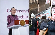 Sheinbaum confronta a la CNTE tras intento de bloqueo en Palacio Nacional: “No se entiende su protesta”