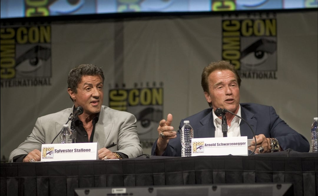 Arnold Schwarzenegger vs Sylvester Stallone. ¿Quién tiene más dinero? Foto: EFE