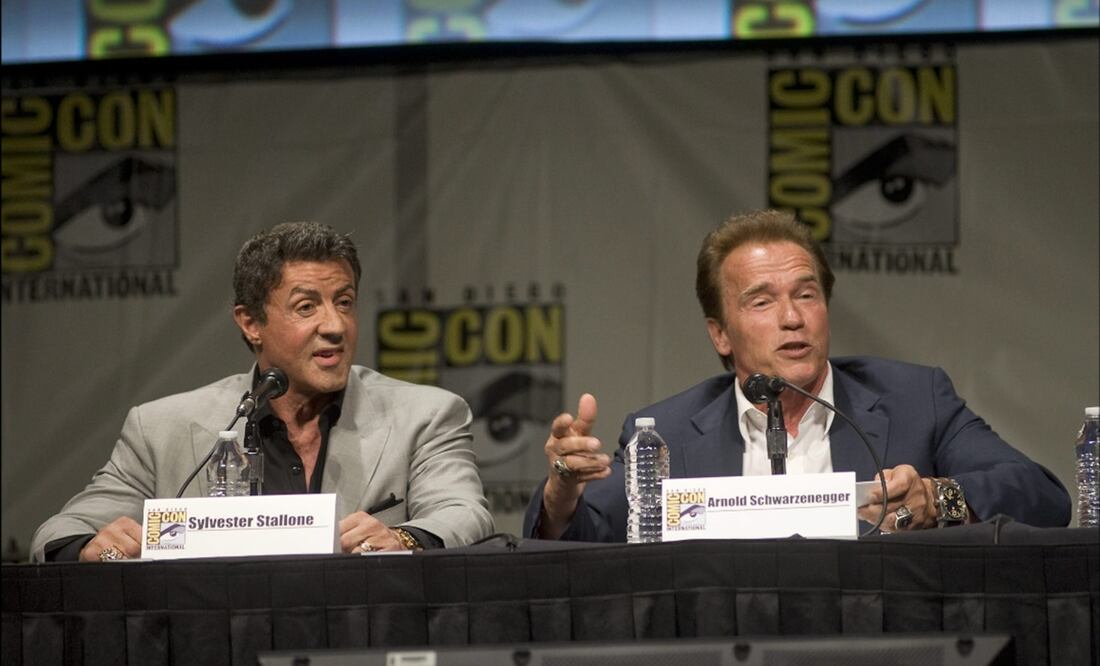 Arnold Schwarzenegger vs Sylvester Stallone. ¿Quién tiene más dinero? Foto: EFE