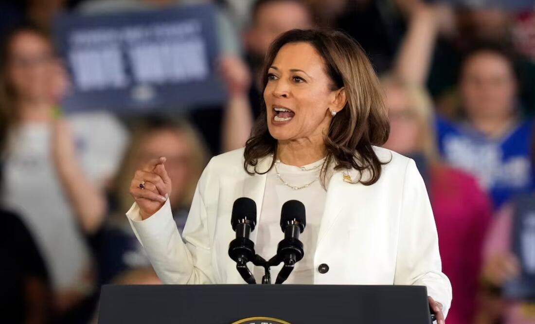 Kamala Harris promete unir al país: "Seré la presidenta de todos los estadounidenses". Foto: AP
