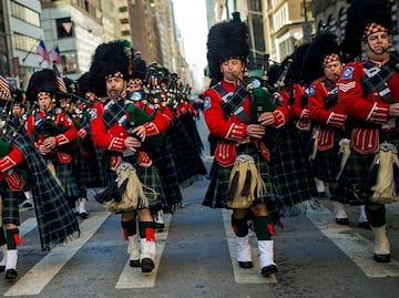 Así es el espectacular desfile de San Patricio en Nueva York