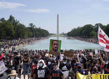 Miles se manifiestan en Washington y recuerdan discurso de Luther King