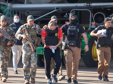 Hernán Bermúdez Requena, alias ‘El Abuelo’, detenido y trasladado al penal del Altiplano