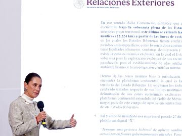 México pide en una carta a Google corregir lo que "erróneamente" llama 'Golfo de América'