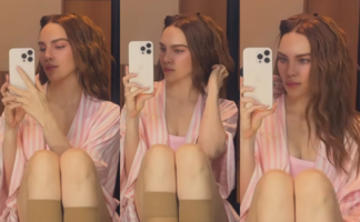 Belinda sorprende con cabello pelirrojo y look floral de inspiración vintage: así luce su nuevo estilo