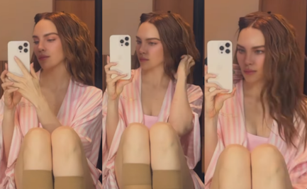 Belinda sorprende con cabello pelirrojo y look floral de inspiración vintage: así luce su nuevo estilo