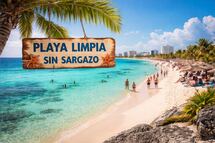 ¿Qué playas de Cancún están libres de sargazo en Semana Santa 2026? Esto se sabe