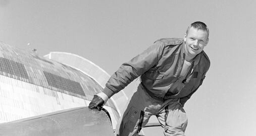 Neil Armstrong, el 'mejor jefe y portavoz' del viaje a la Luna