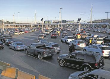 Se esperan largas filas en garitas por reapertura de frontera