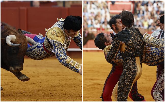 Cornada brutal a Morante de la Puebla lo lleva al quirófano. VIDEO momento de terror en la Feria de Sevilla