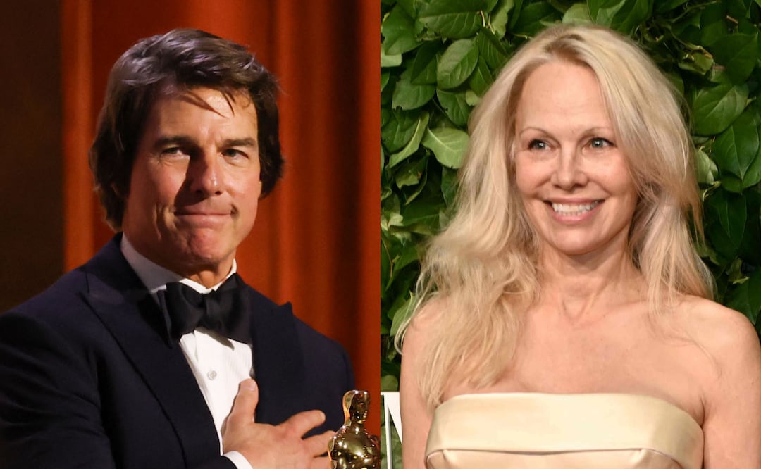 Pamela Anderson y Tom Cruise desatan rumores de romance... ¿La nueva pareja inesperada de Hollywood? Foto: AFP