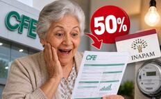 ¿CFE da 50% de descuento con INAPAM? La verdad sobre el recibo de luz
