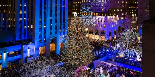 Anuncian fecha de encendido del árbol en el Rockefeller Center de NY