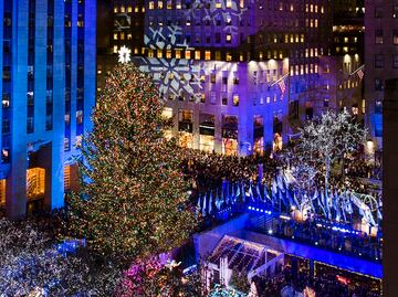 Anuncian fecha de encendido del árbol en el Rockefeller Center de NY