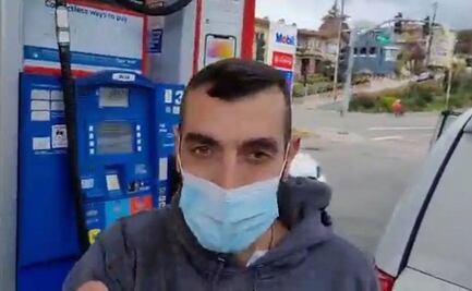 Hombre agrede y lanza insultos racistas contra dueño de gasolinera en California