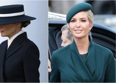 Ivanka y Melania Trump, son el epítome de la elegancia en la investidura de Donald Trump