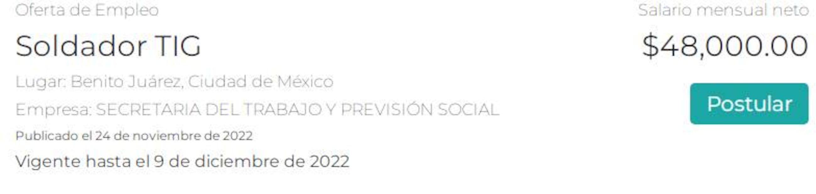 Trabaja en Canadá como soldador y gana $48,000 al mes; estos son los requisitos